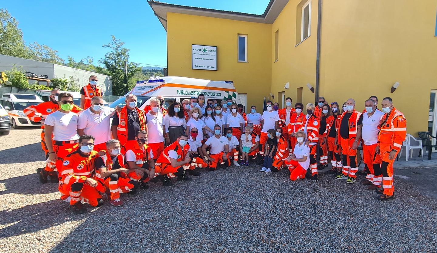 Una nuova ambulanza a servizio della Garfagnana grazie alla Croce Verde 