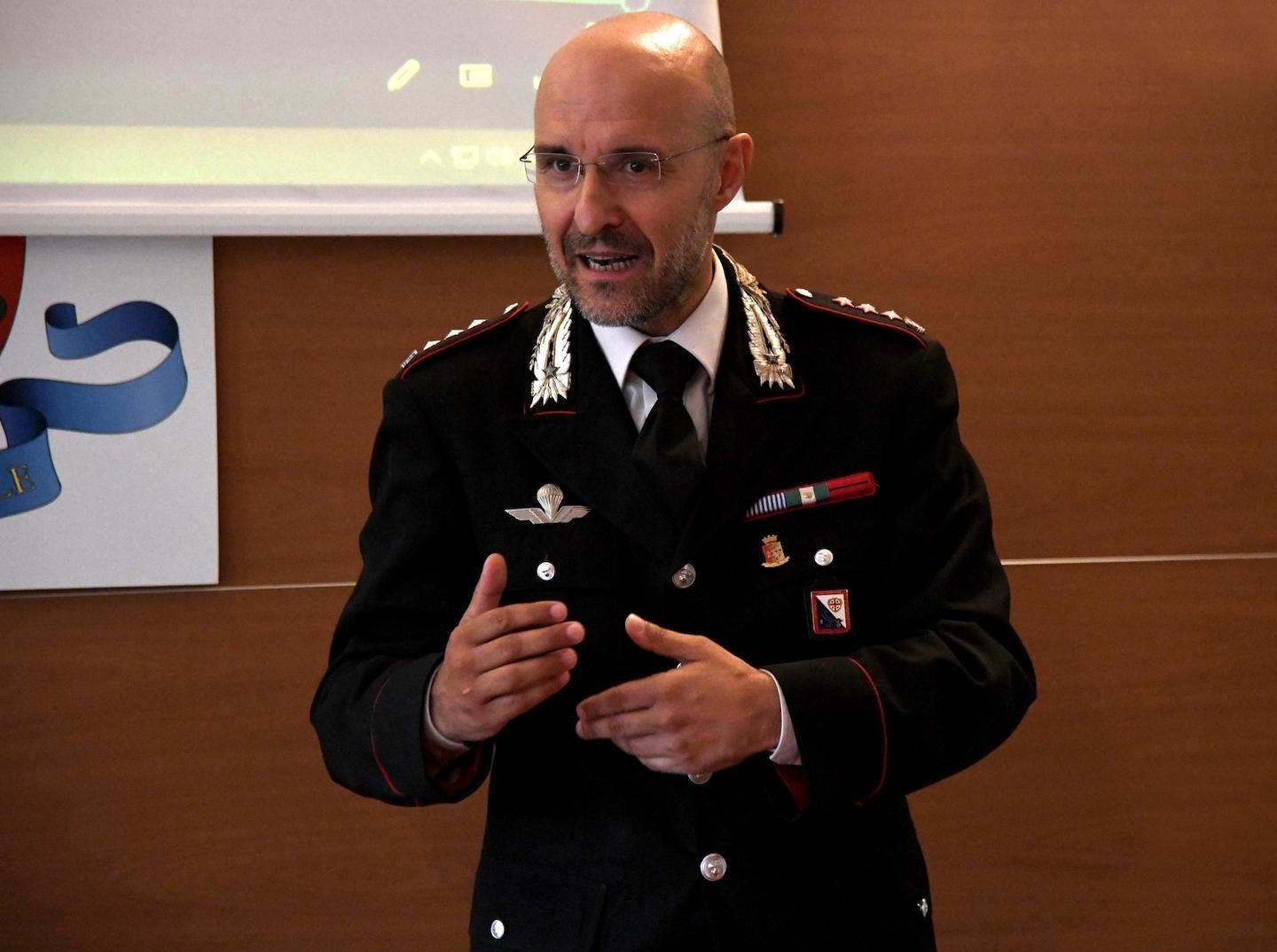 Il saluto del comandante «Un territorio unico»
