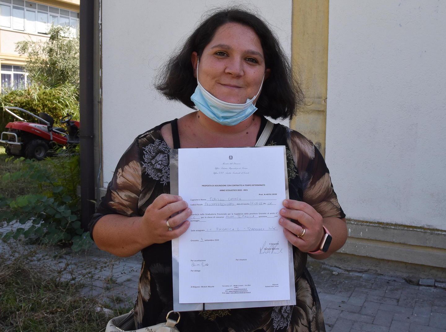 Lontana, con mascherina e visiera «Come reagiranno i piccini?»