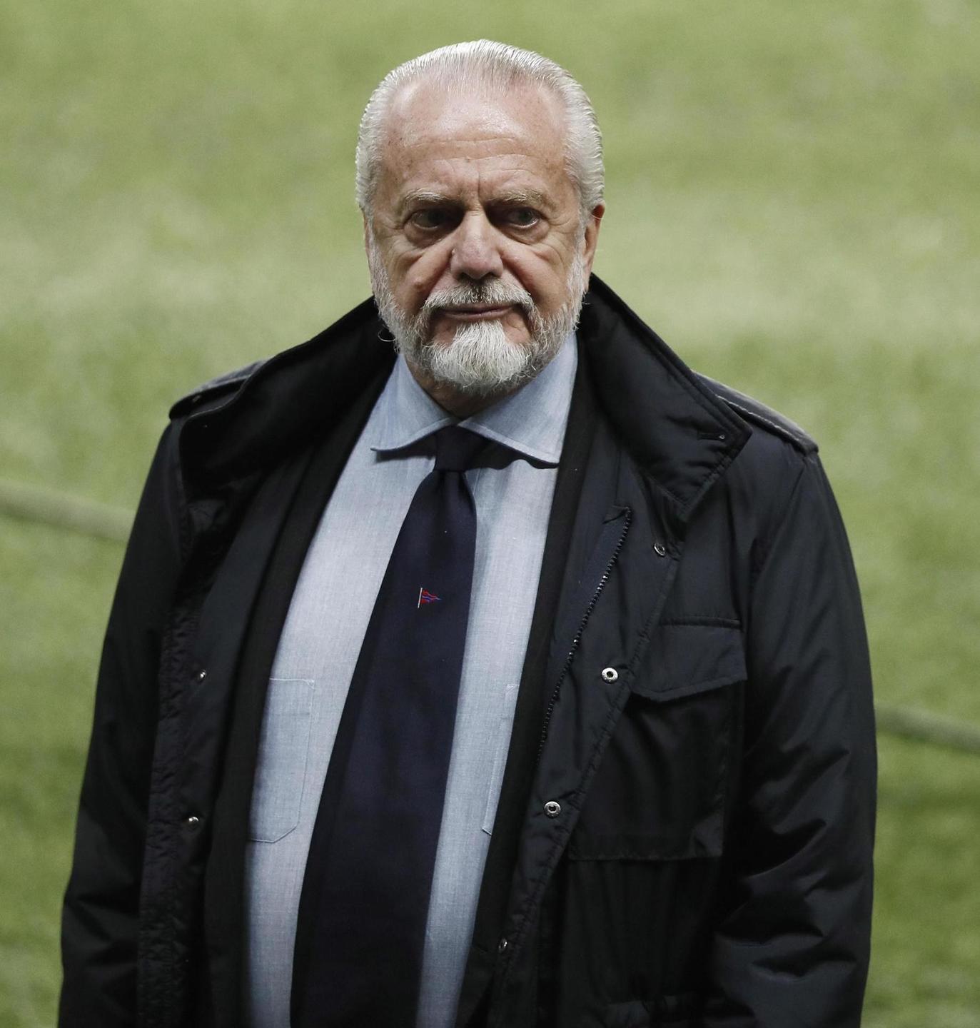 “Cluster” Lega calcio, positivo De Laurentiis: e gli altri presidenti vanno in isolamento 