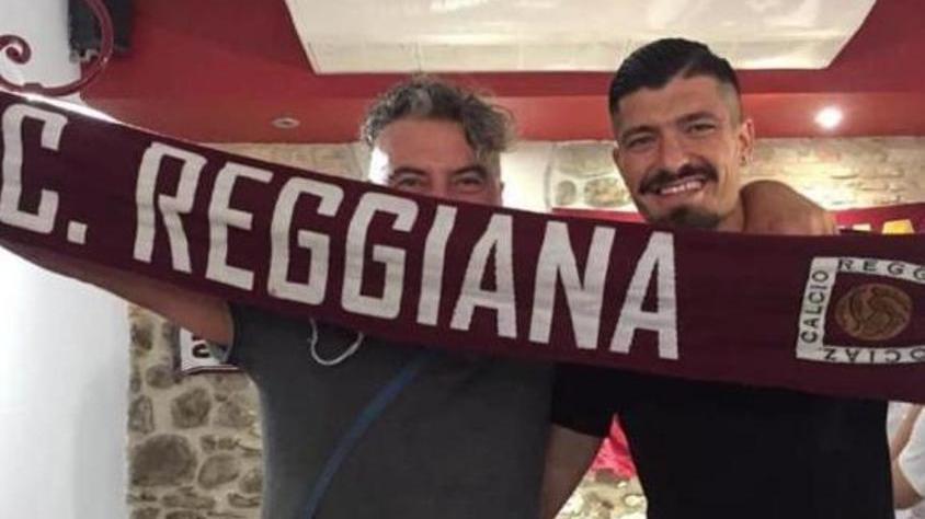 L’immagine postata dal centrocampista Ivan Varone, a destra, per ricordare Alessandro Iotti, a sinistra
