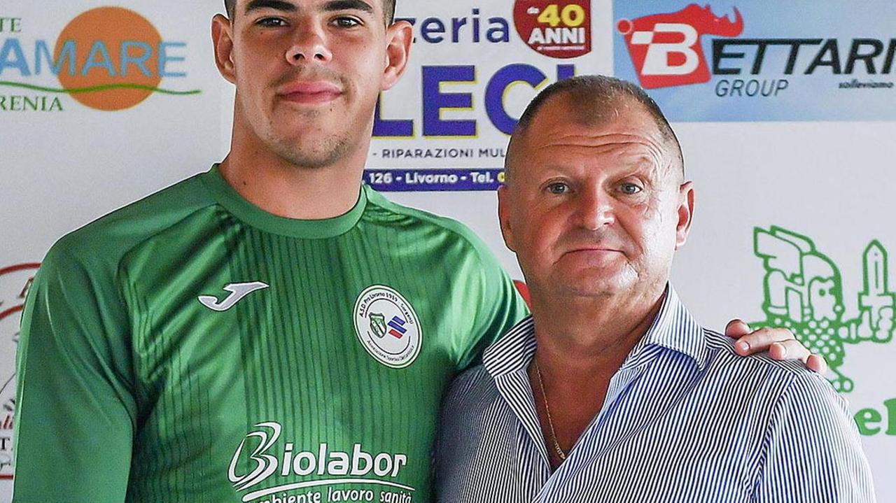 Baby Lucarelli alla Pro Livorno «Babbo Cristiano ha detto sì»