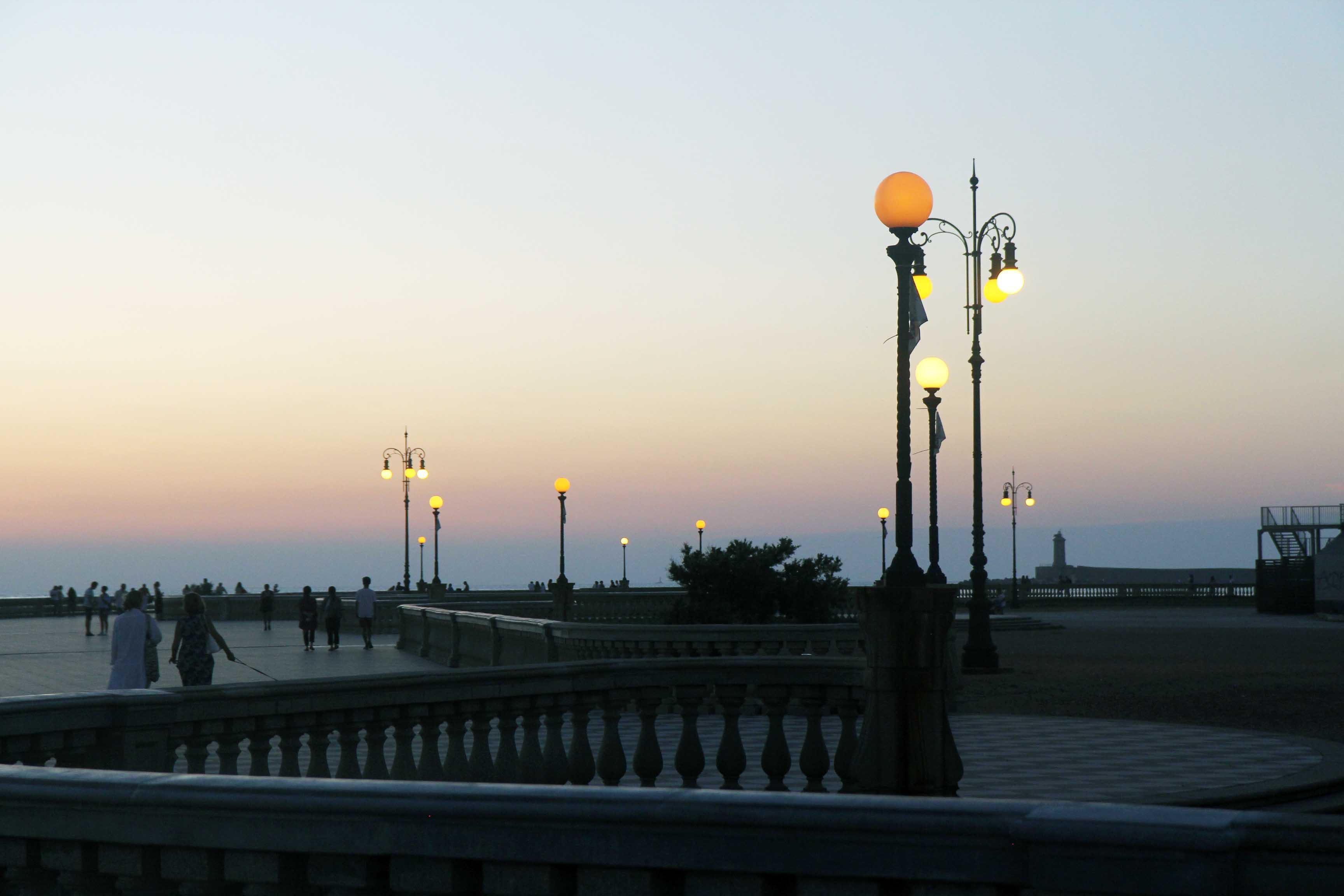 La Terrazza Mascagni al tramonto