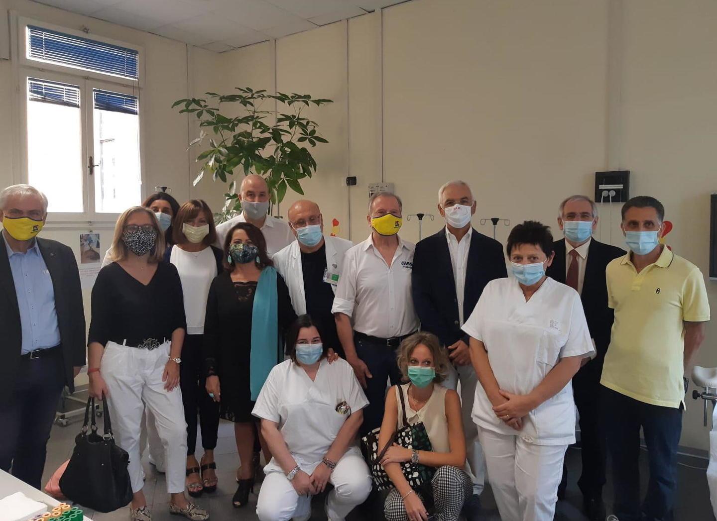 Potenziato il Centro trasfusionale al Ceppo con cinque nuove poltrone per donazioni 