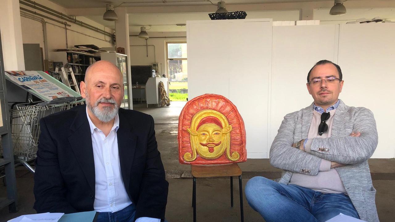 Da sinistra Massimo Di Giacinto, candidato del centrodestra, e Andrea Benini, candidato del centrosinistra (foto Giorgio)