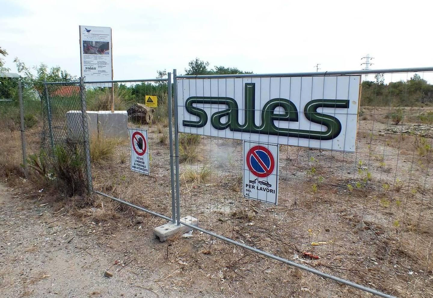 Nuova bretella verso il porto, cantiere Sales in allestimento 