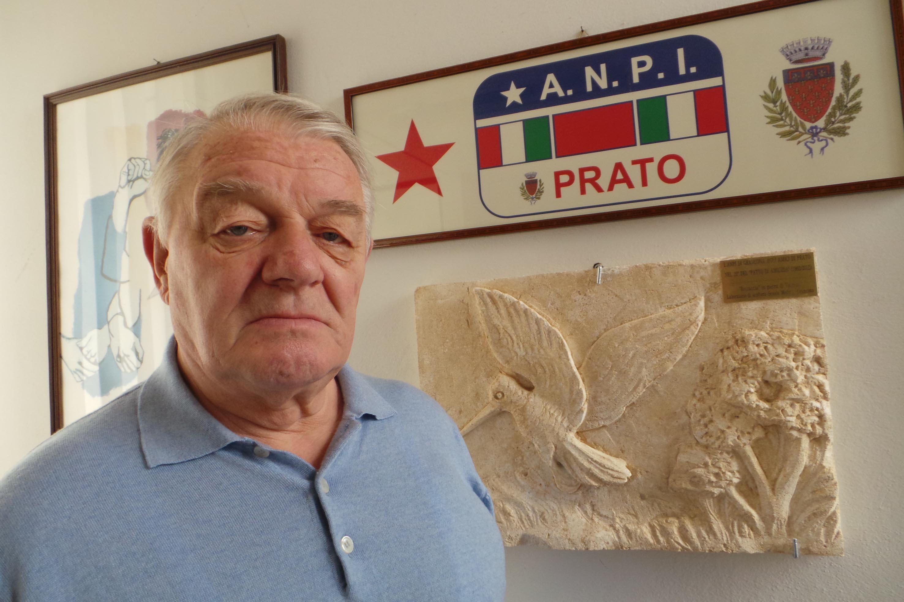 Ennio Saccenti, ex presidente dell'Associazione nazionale partigiani di Prato