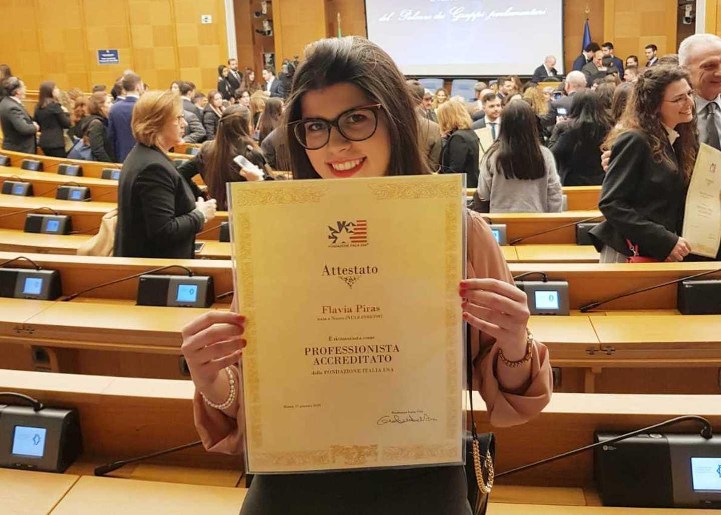 Da Lodè a Roma premiata alla Camera la manager d’impresa