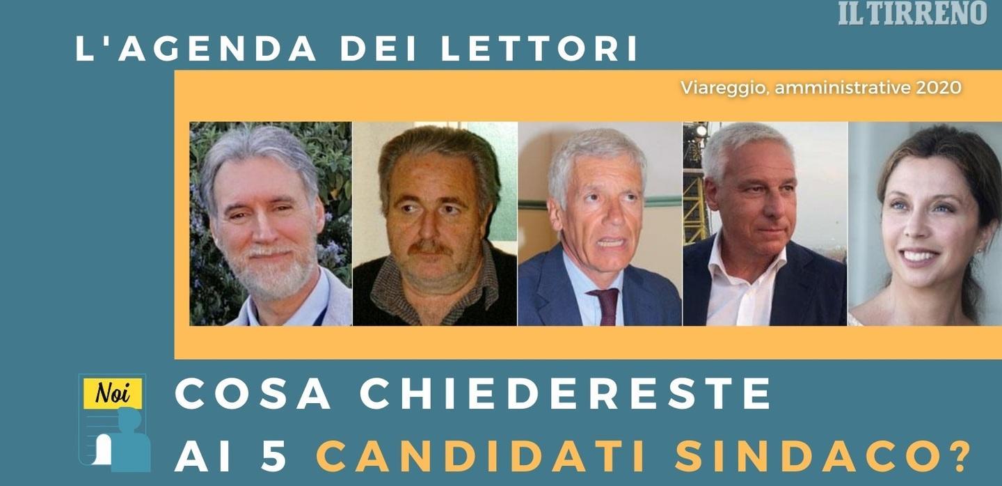 Idee e progetti per Viareggio, così i 5 candidati a sindaco hanno risposto alle domande dei lettori