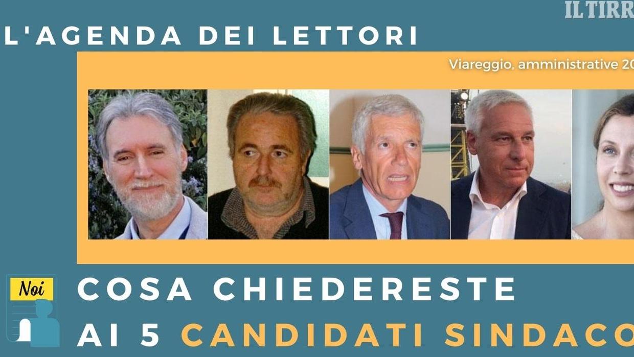 Idee e progetti per Viareggio, così i 5 candidati a sindaco hanno risposto alle domande dei lettori