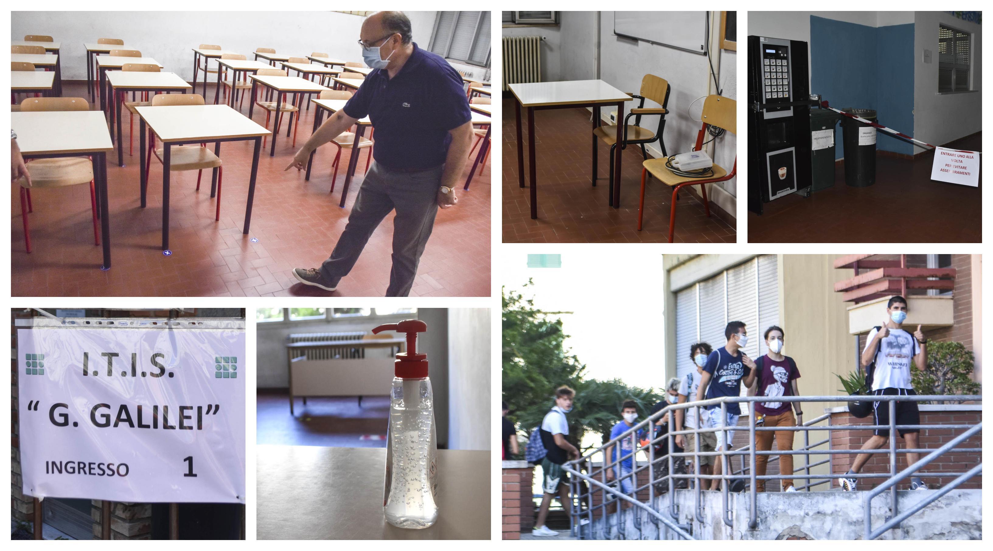 Nella super scuola la pista ciclabile per evitare gli assembramenti: il reportage 