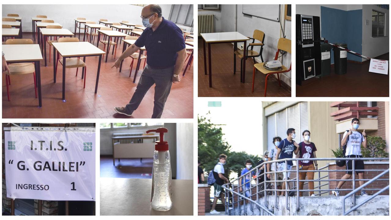 Nella super scuola la pista ciclabile per evitare gli assembramenti: il reportage
