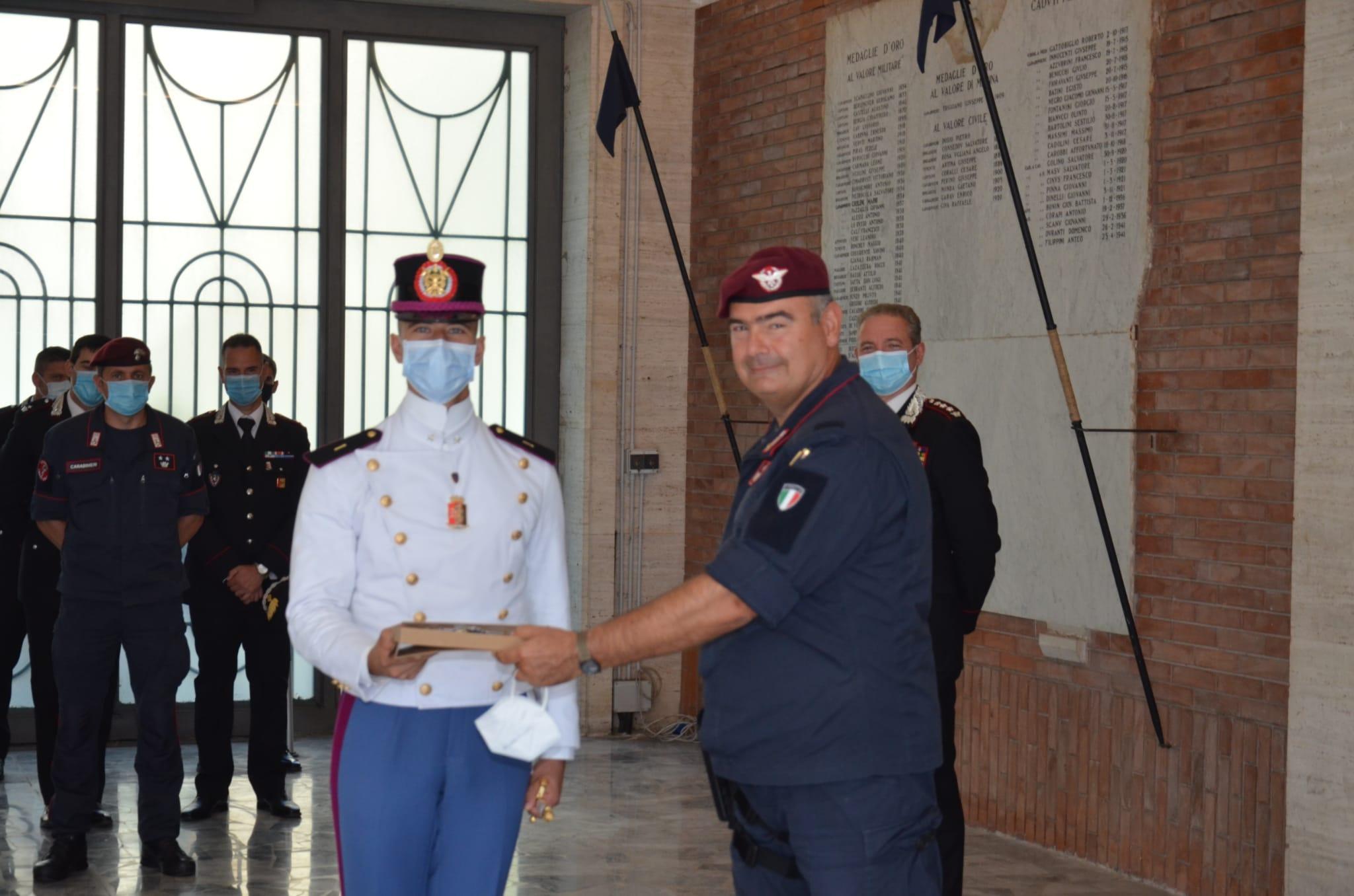 Gli Ufficiali del futuro in visita al comando provinciale dei carabinieri
