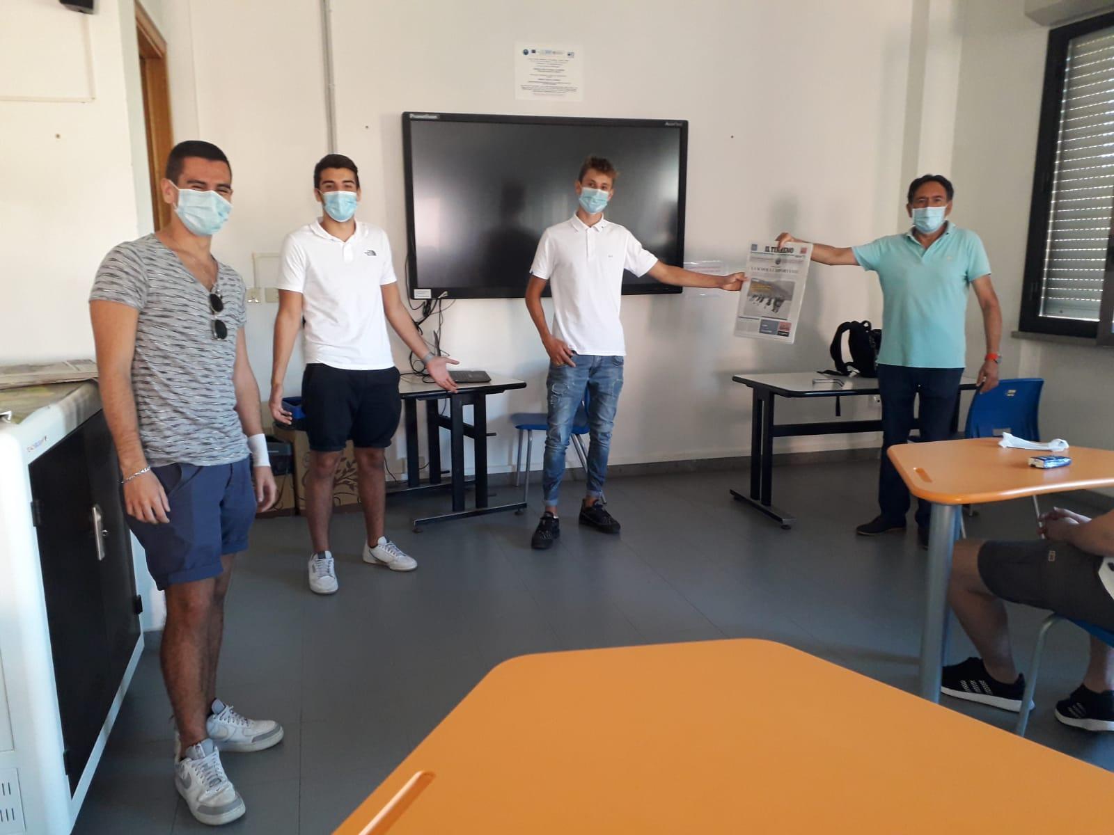 All'Itcg Cerboni di Portoferraio tutti a scuola con il Tirreno 