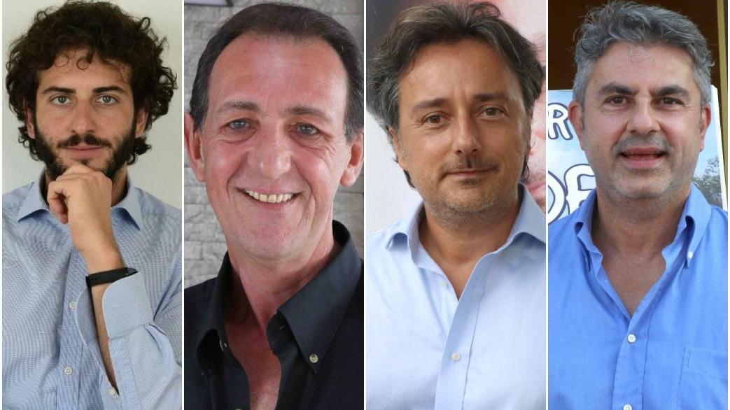 Da sinistra: Tommaso Corradi, Salvatore Patti, Simone Saletti, Davide Verri
