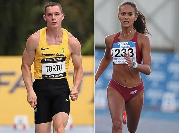 Filippo Tortu e Dalia Kaddari