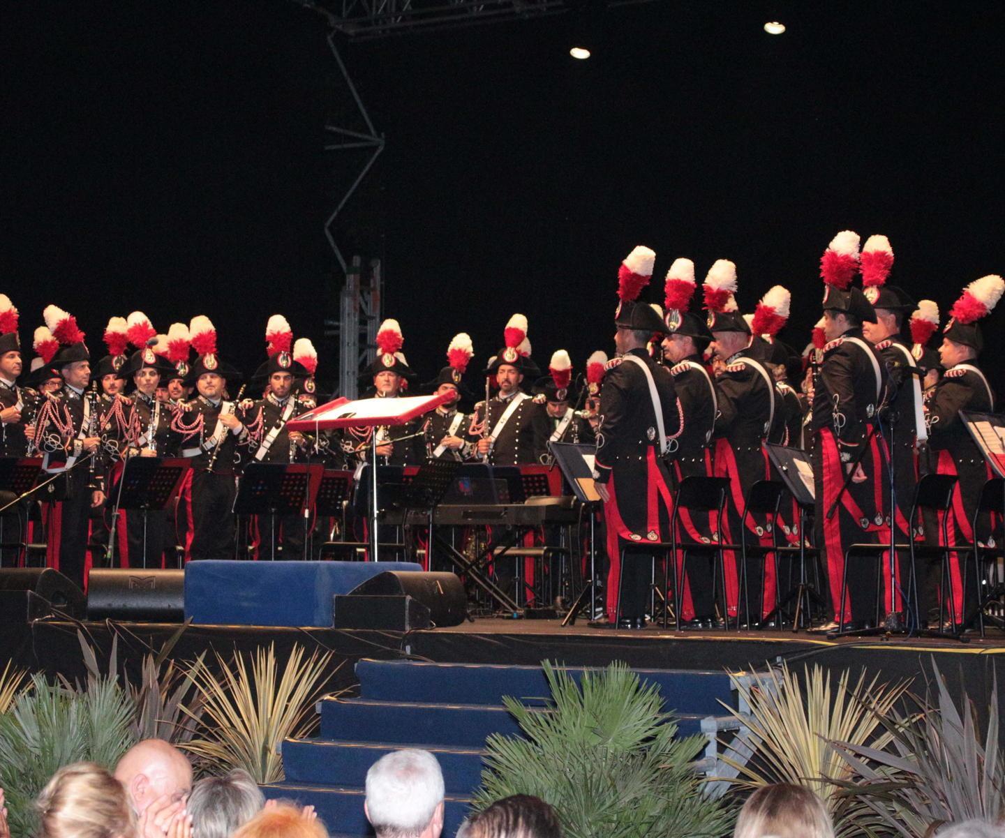 Banda dei carabinieri Concerto in Terrazza per l’amico Mascagni 