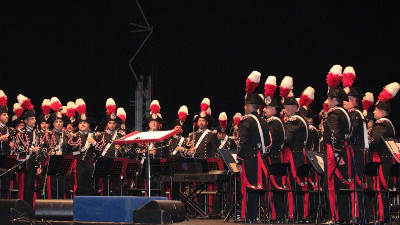 Banda dei carabinieri Concerto in Terrazza per l’amico Mascagni