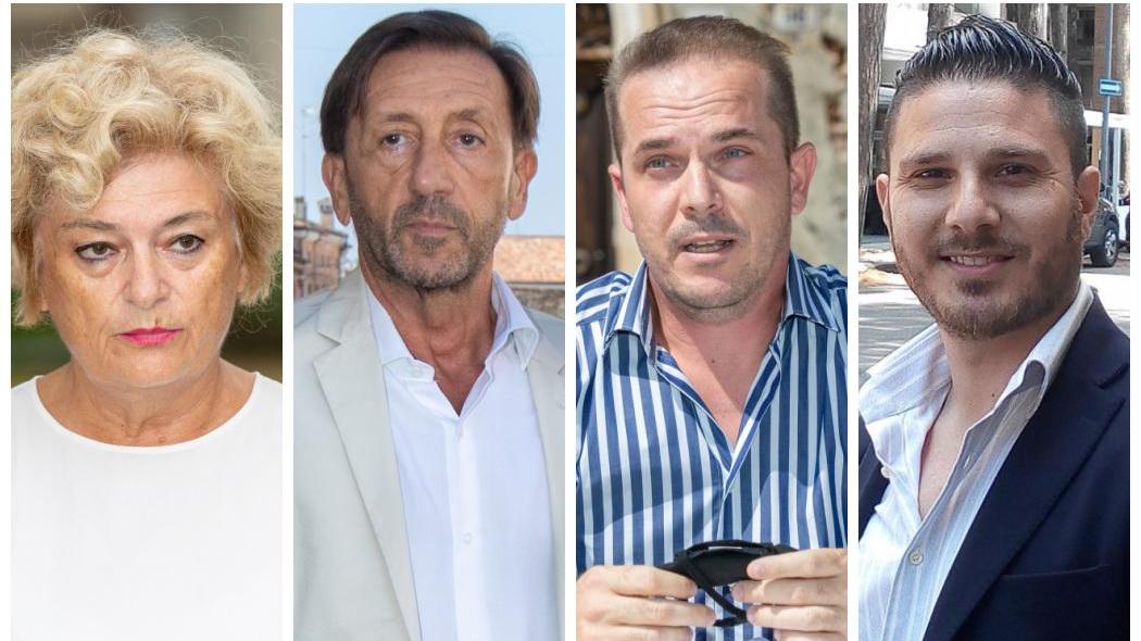 Da sinistra: Sandra Carli Ballola, Pierluigi Negri, Alberto Righetti e Vito Troiani