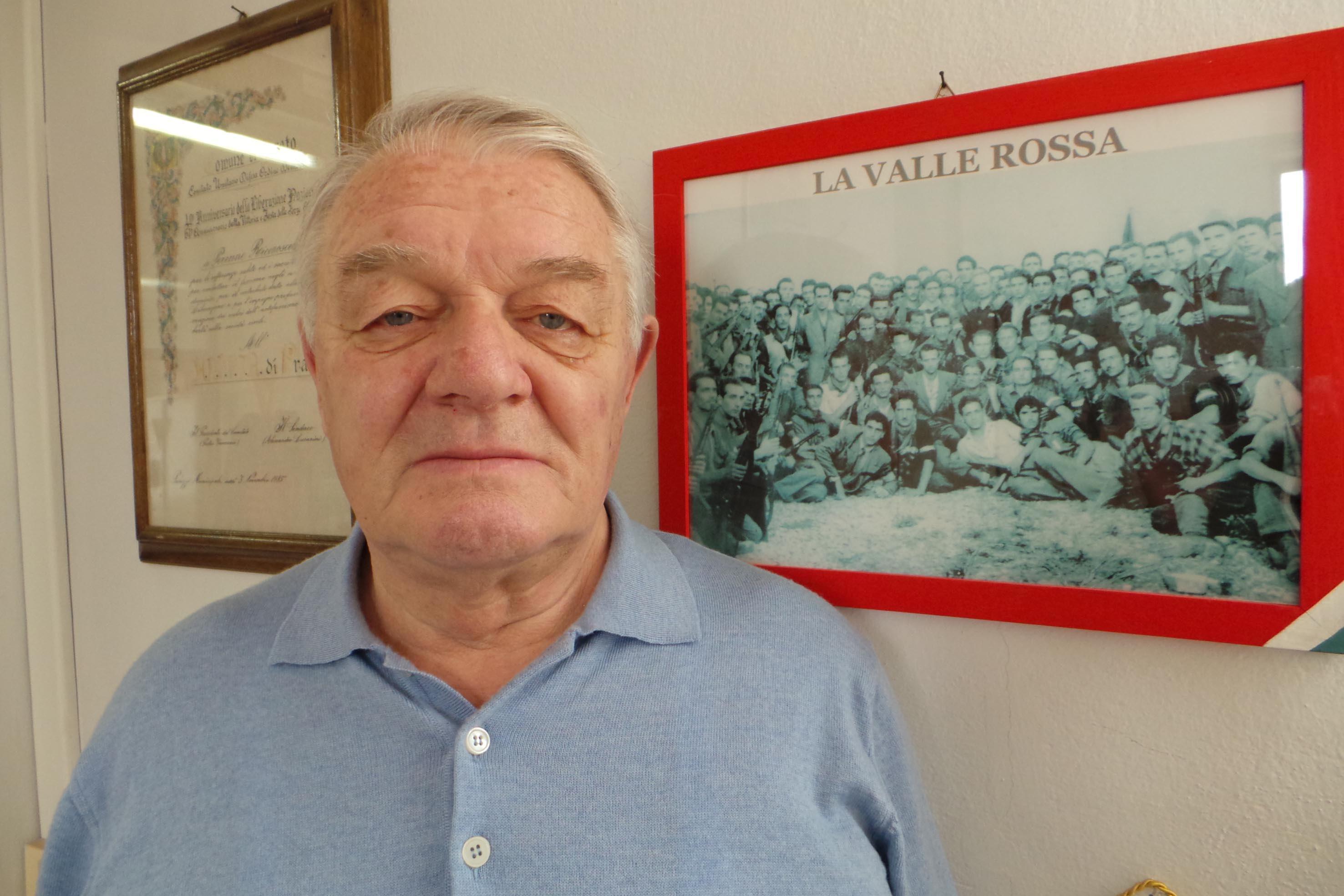 Ennio Saccenti, ex presidente dell'Anpi