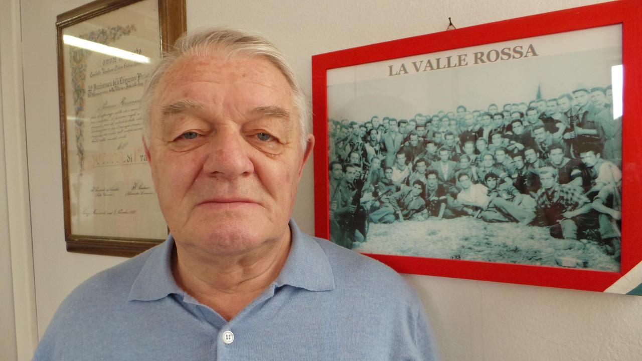 Ennio Saccenti, ex presidente dell'Anpi