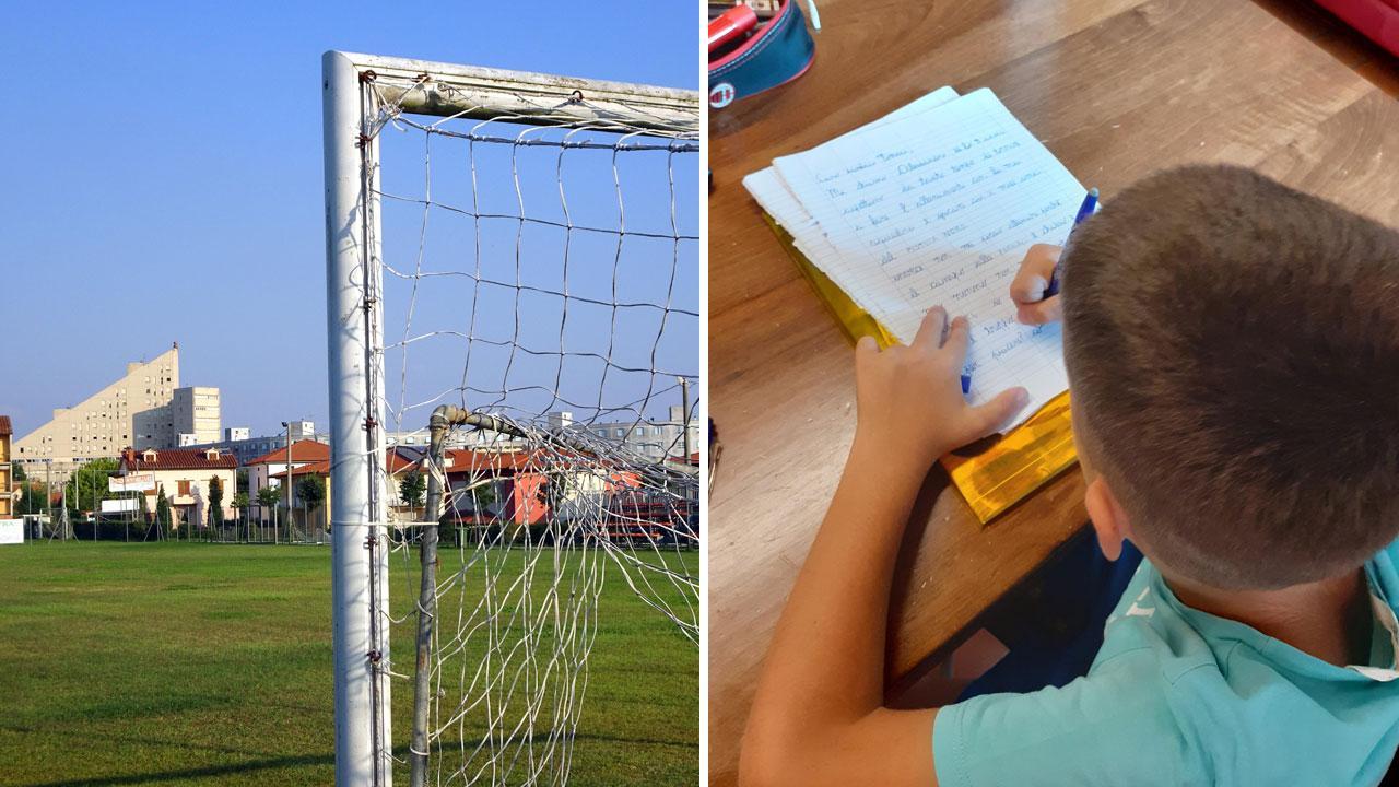 L'appello del baby-calciatore: «Caro sindaco, mi riapri il campo delle Fornaci? 