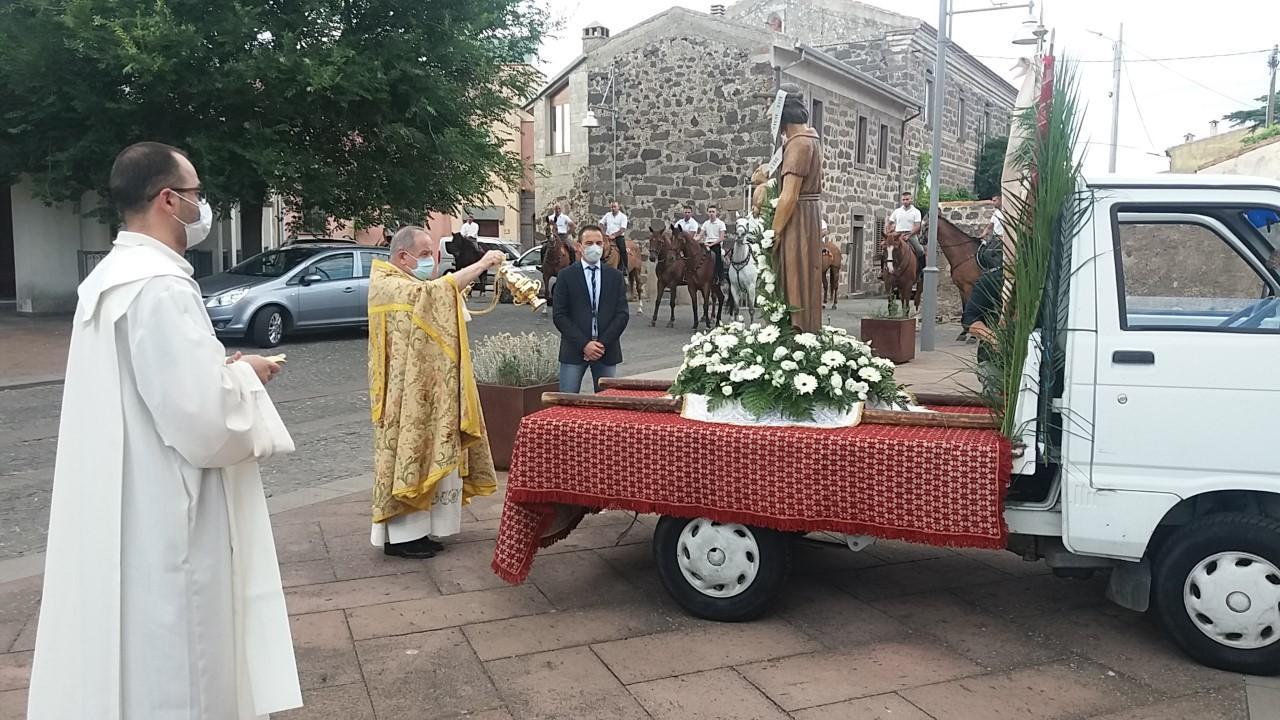 La benedizione di San Giovanni nel mese di giugno: cerimonia effettuata con l'osservanza delle restrizioni Covid