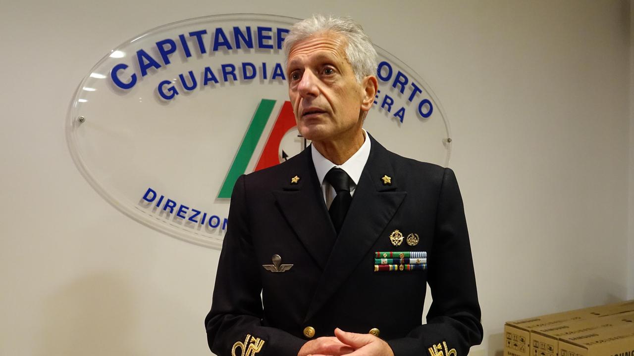Il contrammiraglio Giuseppe Tarzia
