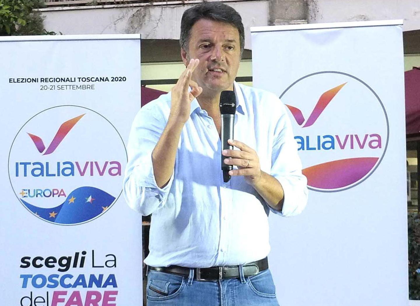 Renzi: la Lega rifiuta i soldi Ue e noi diciamo no alla tassa Ceccardi
