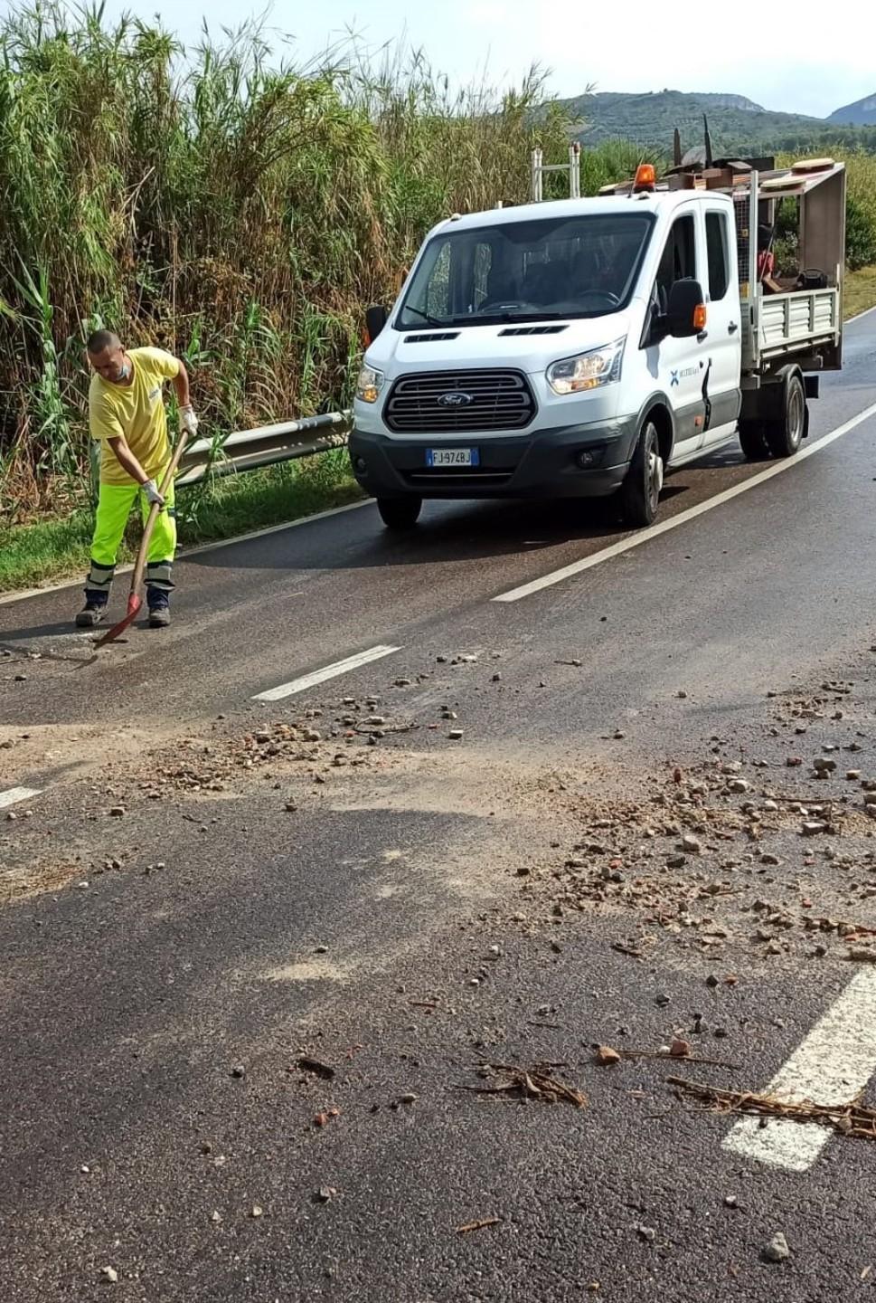 Interventi della Multiss nelle strade provinciali