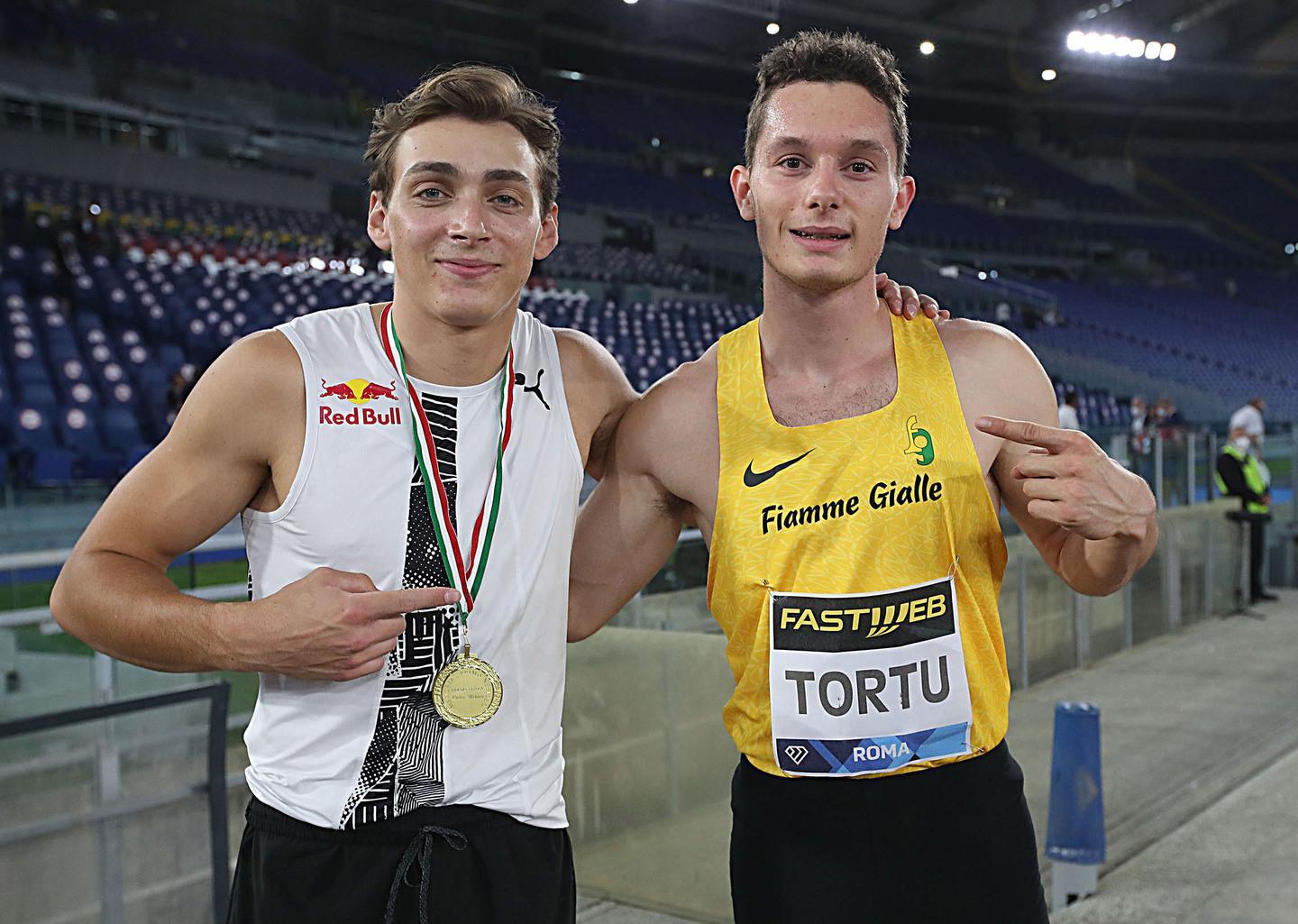 Tortu vola ma il re di Roma è Duplantis 