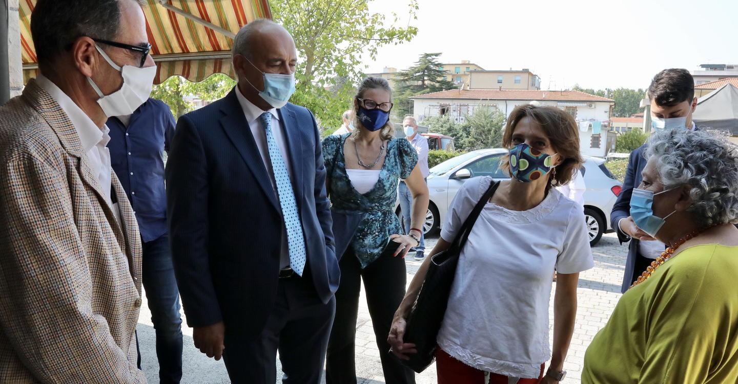 La ministra Bonetti alla casa famiglia