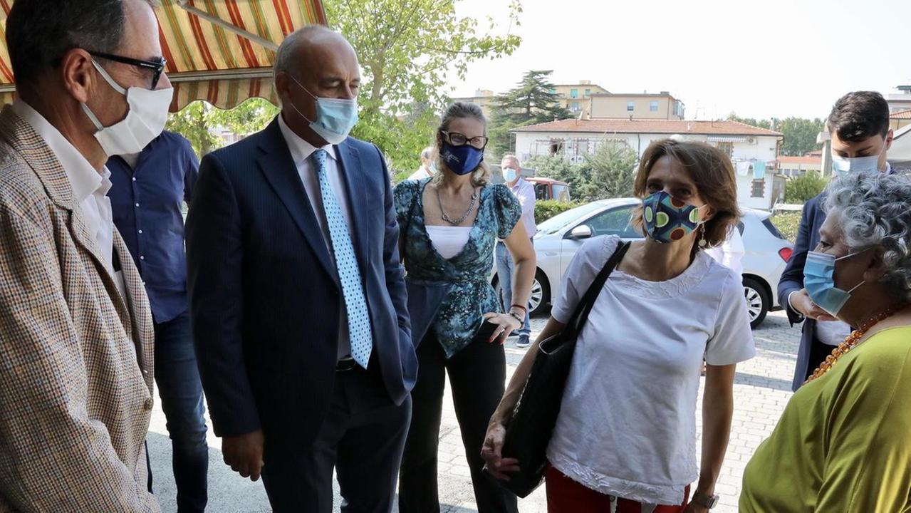 La ministra Bonetti alla casa famiglia