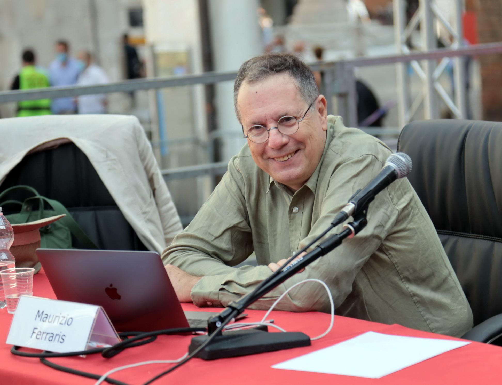 Maurizio Ferraris «Nessuna paura la tecnica alla fine non prevarrà»