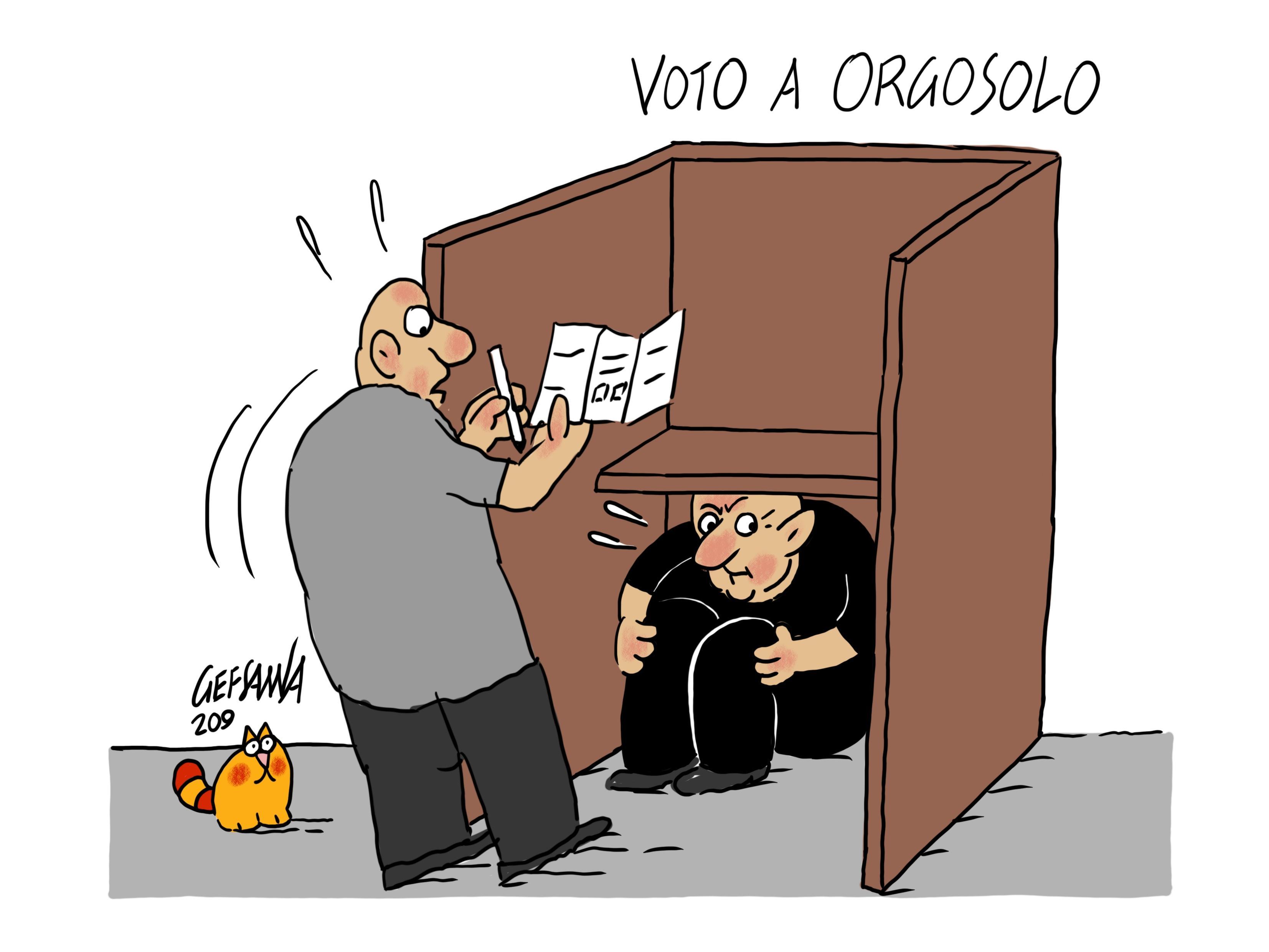 La vignetta di Gef: al voto per referendum e suppletive per il Senato