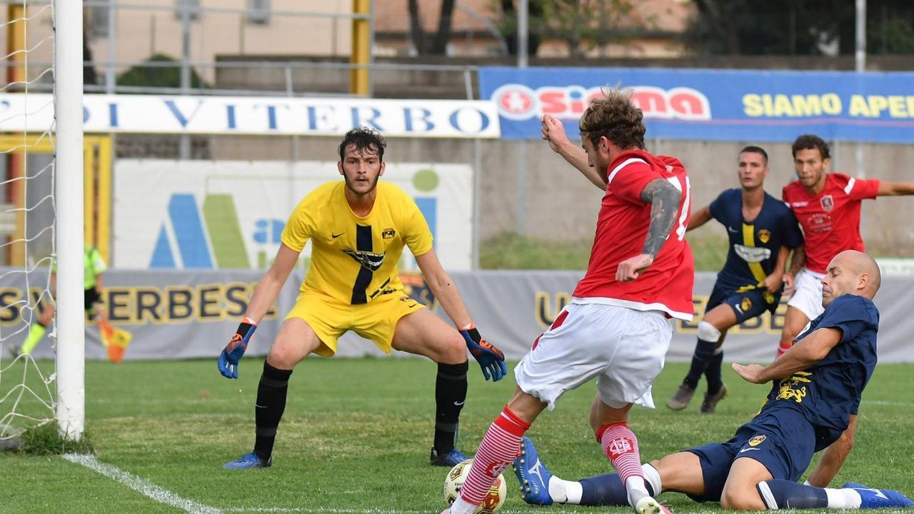 Un affondo di Boccardi (foto Us Grosseto-Noemy Lettieri)