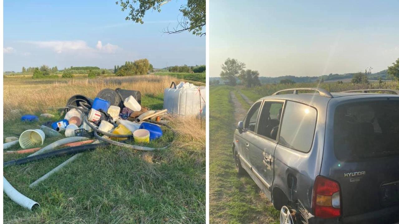 Discarica a due passi dal nido delle cicogne Scatta l’ordinanza