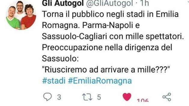 «Mille posti allo stadio e il Sassuolo come fa?»