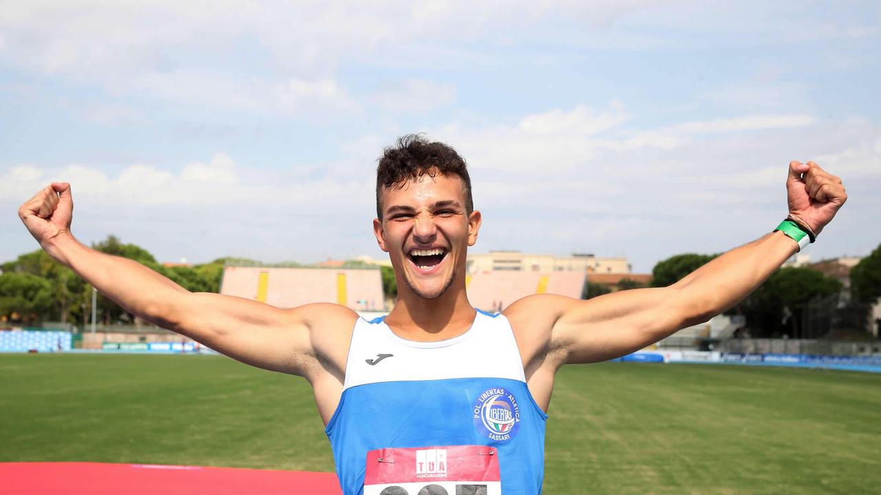 Massimiliano Luiu campione italiano juniores dell'alto