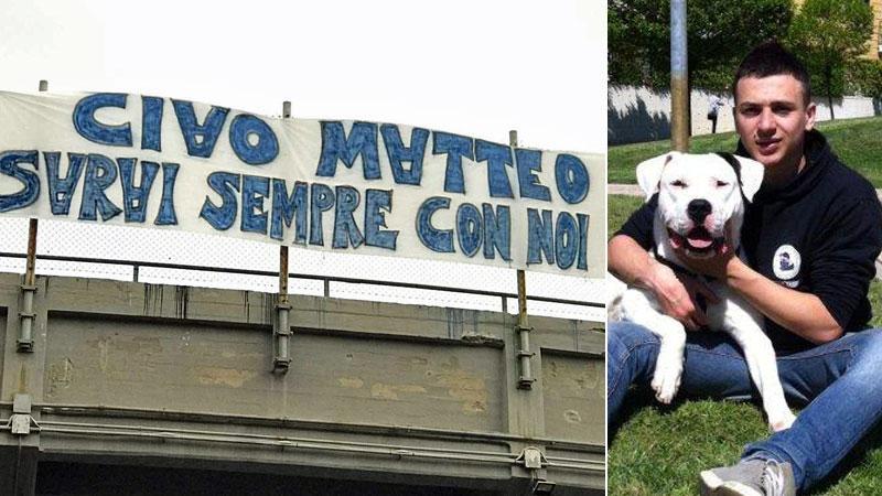 Lo striscione esposto all’Arena Garibaldi dal gruppo degli Sconvolts