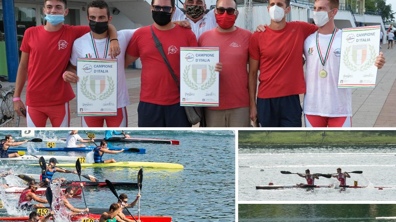 La Canottieri Arno sale sulla vetta d’Italia Tre ori e un argento ai campionati assoluti