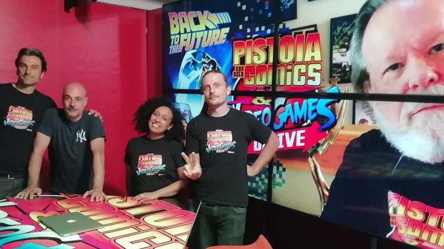 Quattro giovani pistoiesi a tu per tu con Kevin Pike maestro di effetti speciali