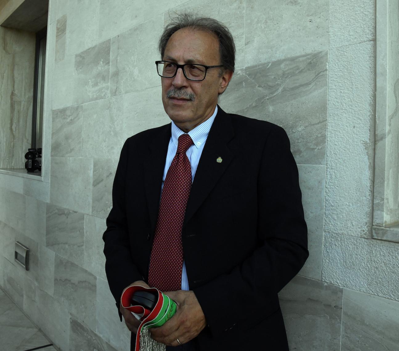 Il sindaco Domenico Mannironi