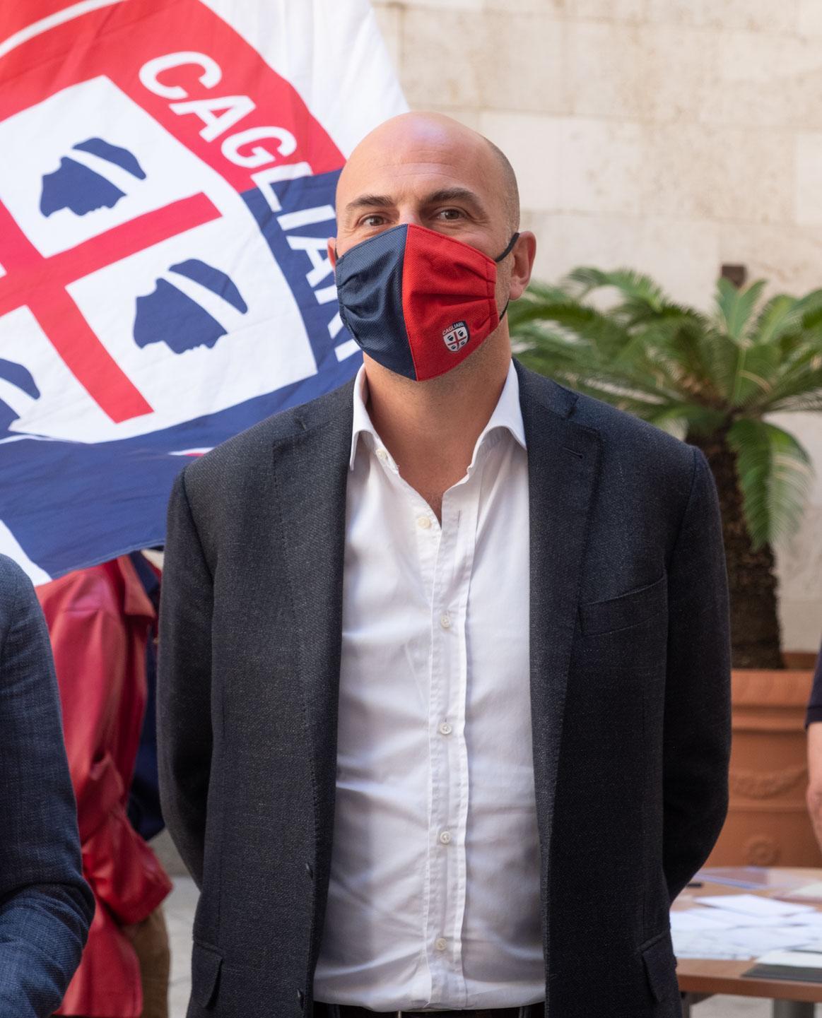 Il presidente del Cagliari Tommaso Giulini