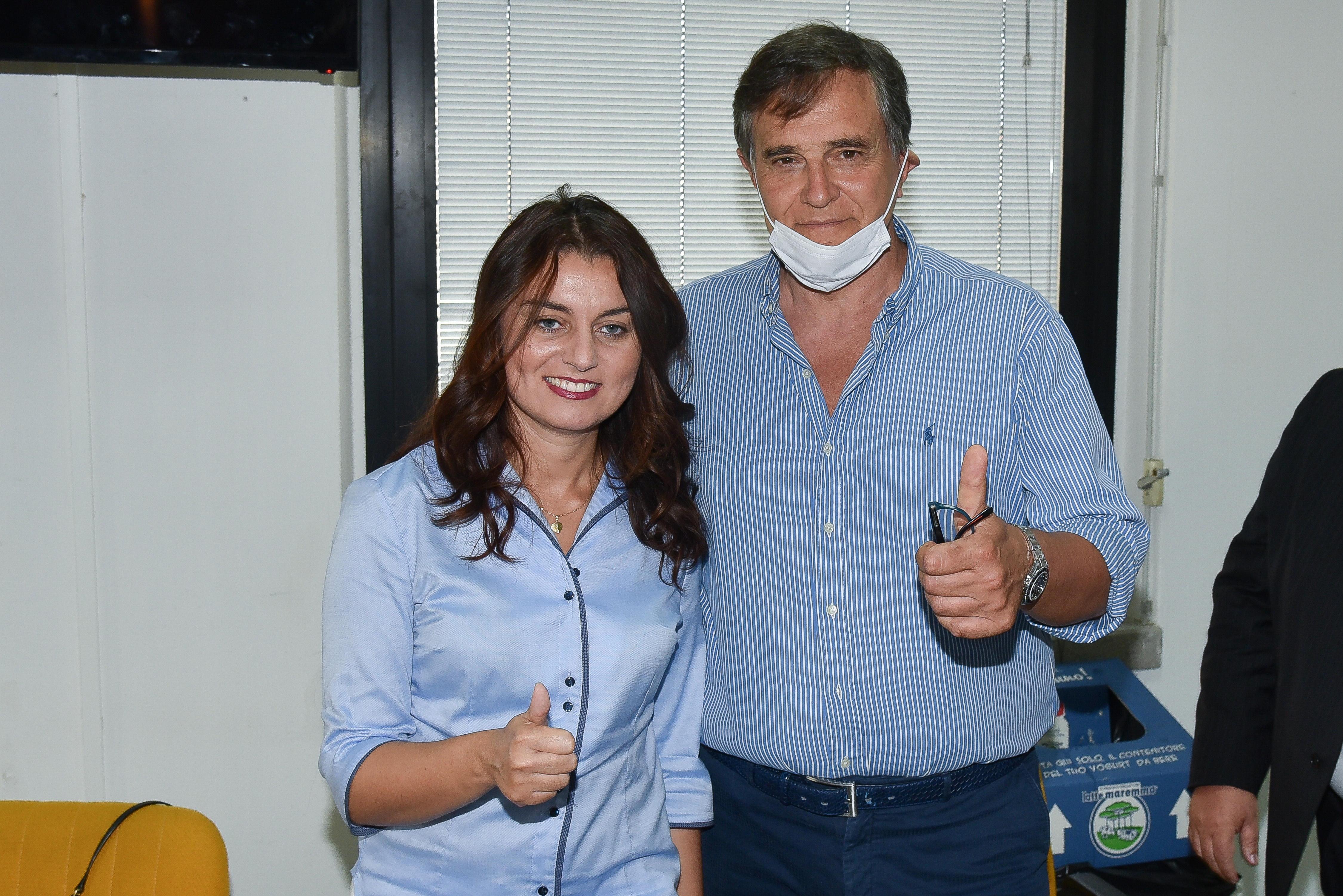 Andrea Ulmi con Susanna Ceccardi