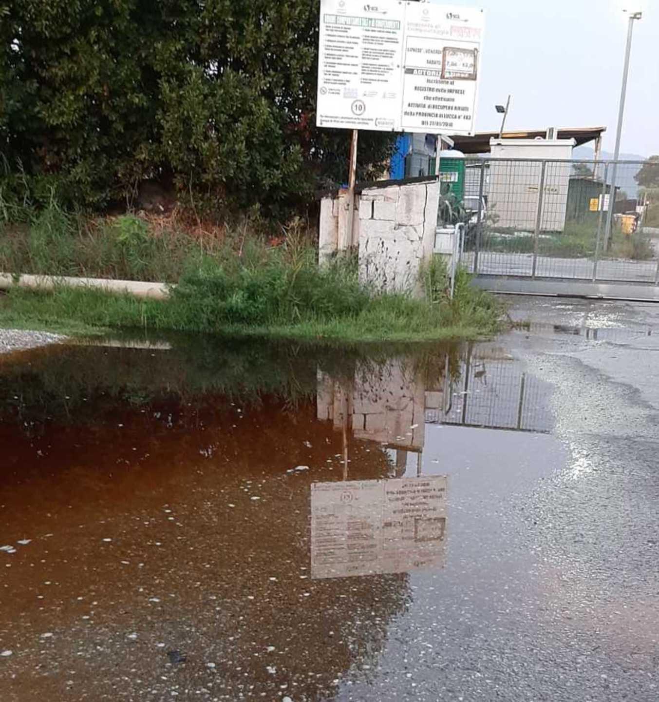 Pompa rotta, dalla Morina è uscita acqua nera