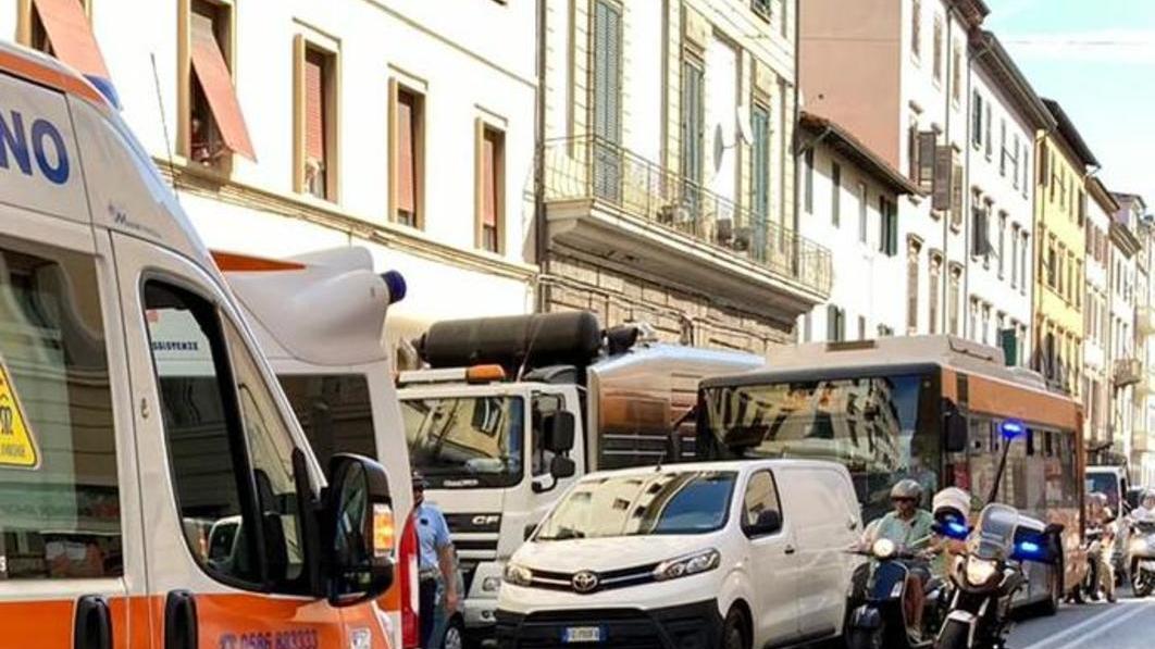 Travolto da uno scooter
