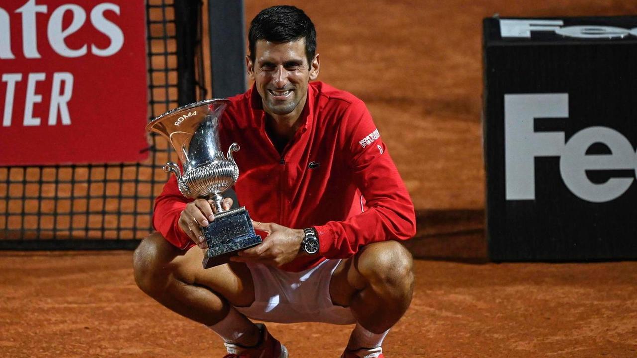Djokovic e Halep il re e la regina di Roma