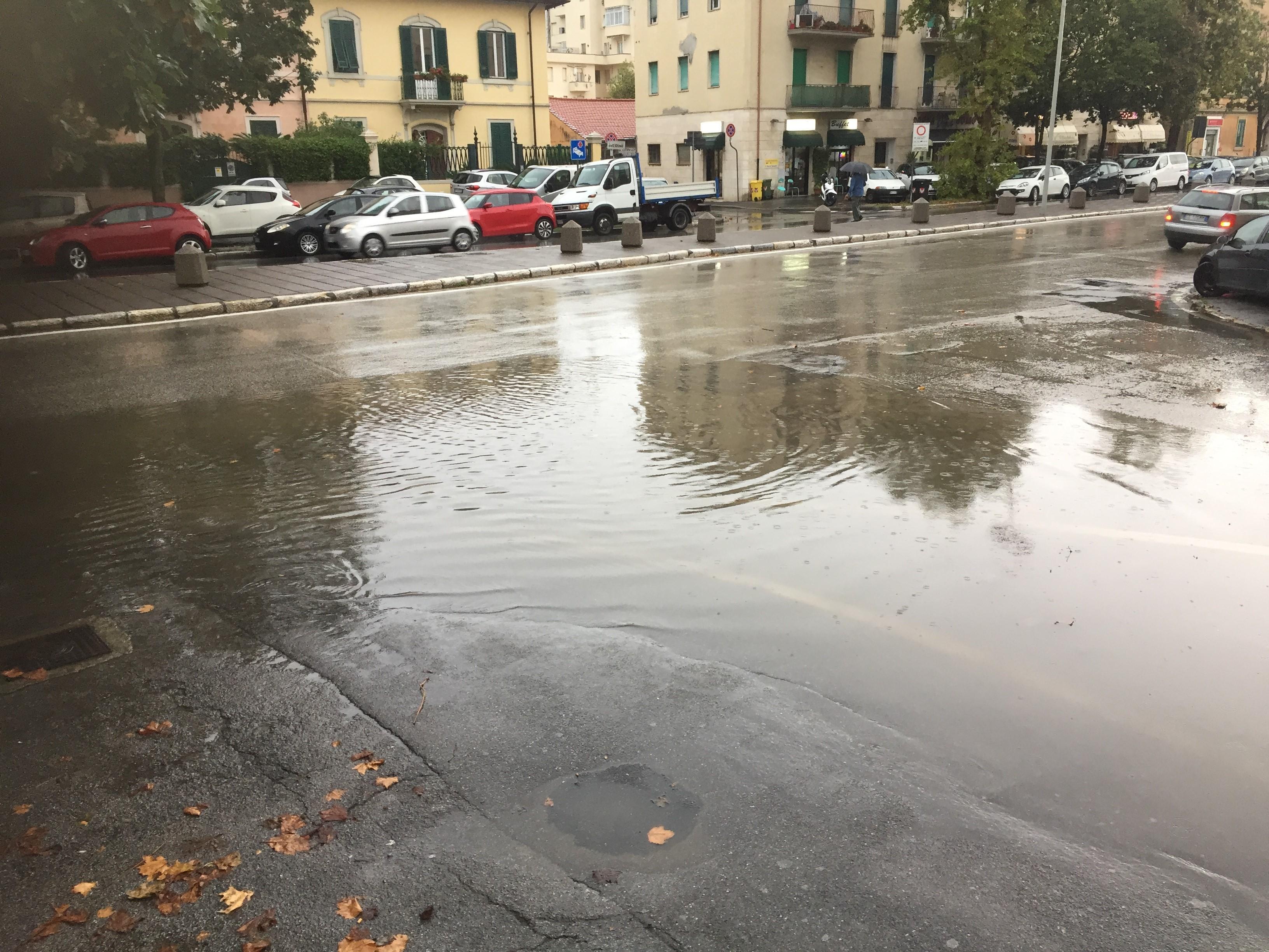 La situazione su viale Alfieri alle 15.30 del 23 settembre