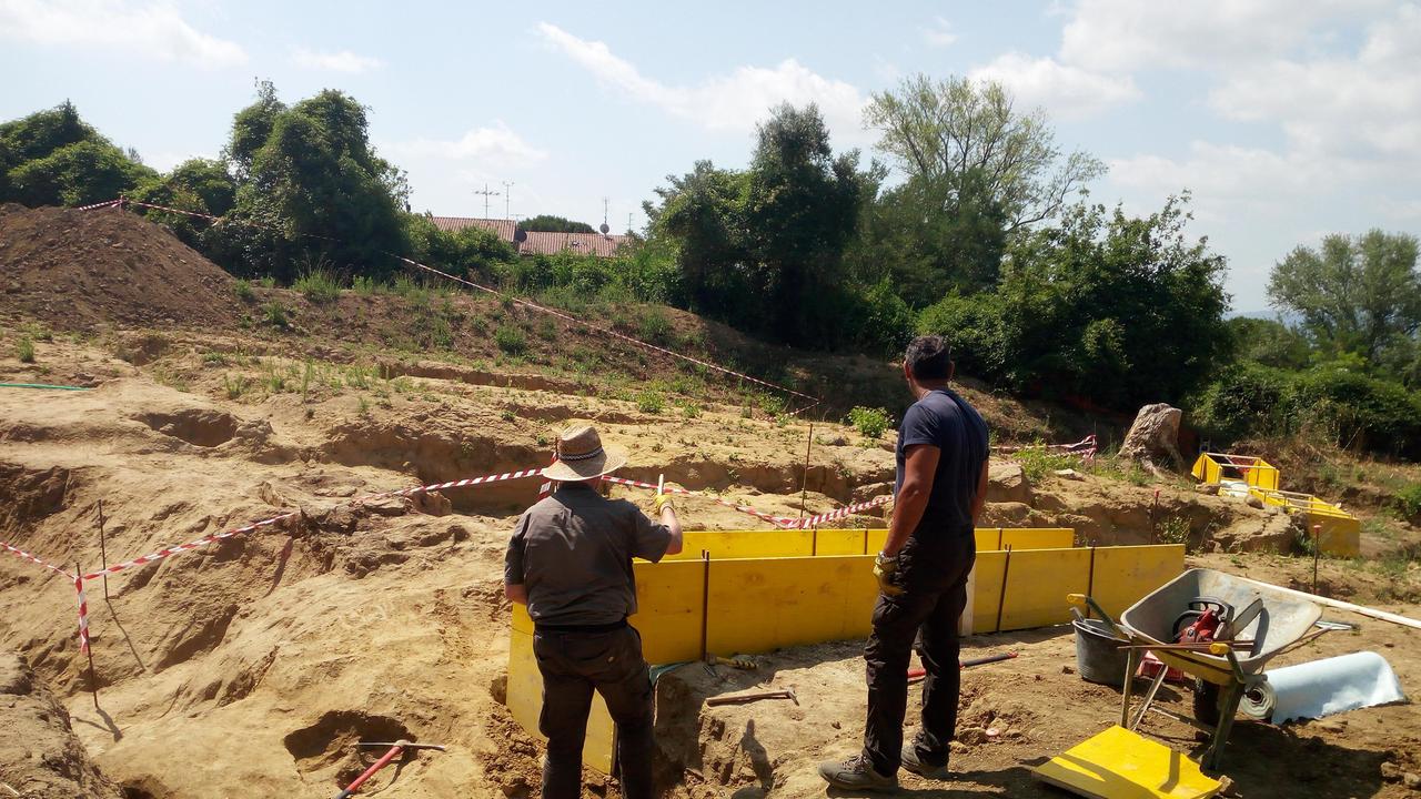 Gli scavi archeologici all'Ortino nel 2017
